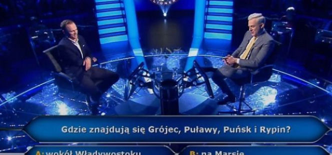 Gdzie znajdują się Grójec, Puławy, Puńsk i Rypin? Odpowiedź na pytanie z Milionerów 