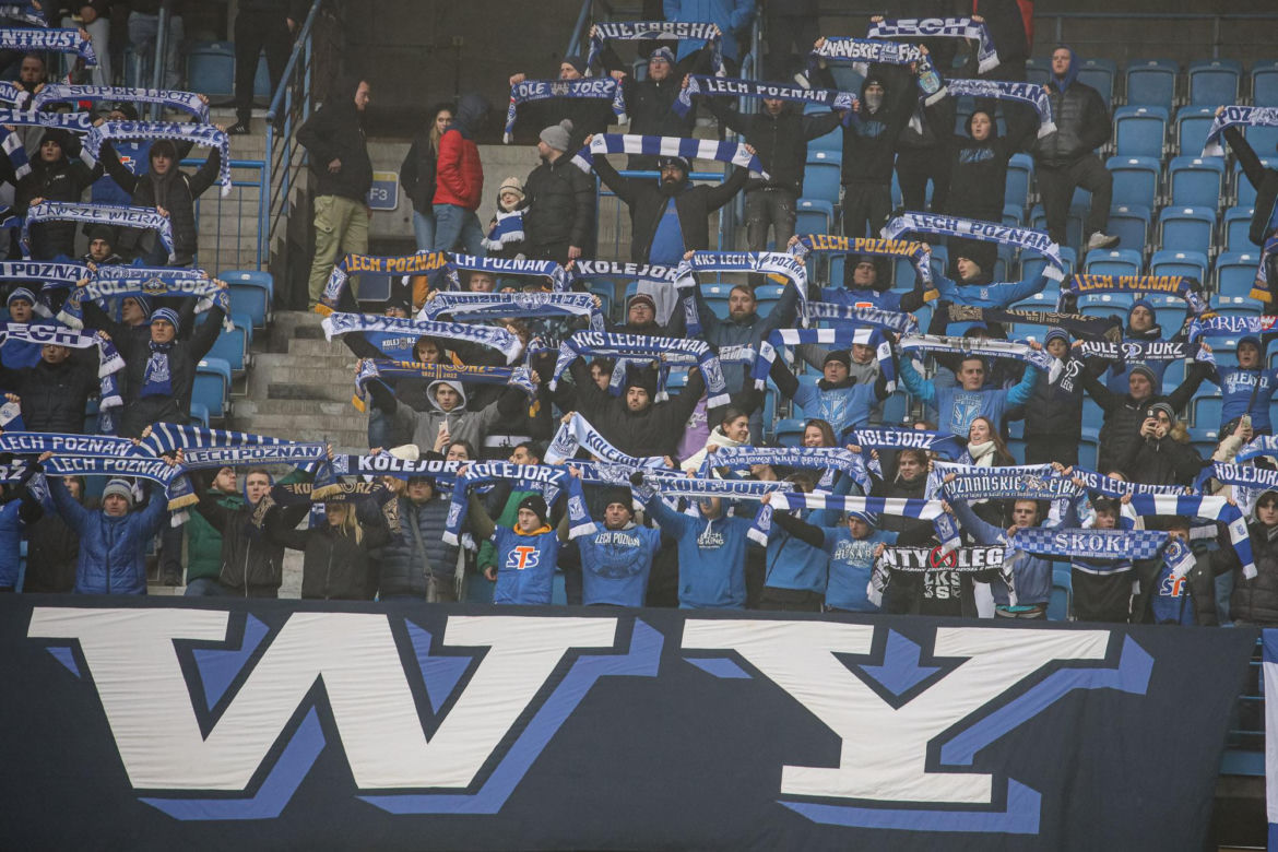  Tak bawili się kibice na meczu Lech Poznań - Piast Gliwice