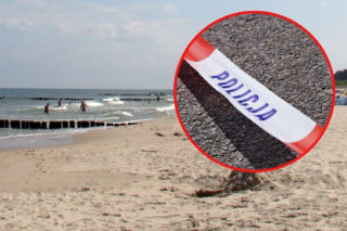 Niebezpieczne znalezisko na plaży w Ustce! Teren został natychmiast zamknięty
