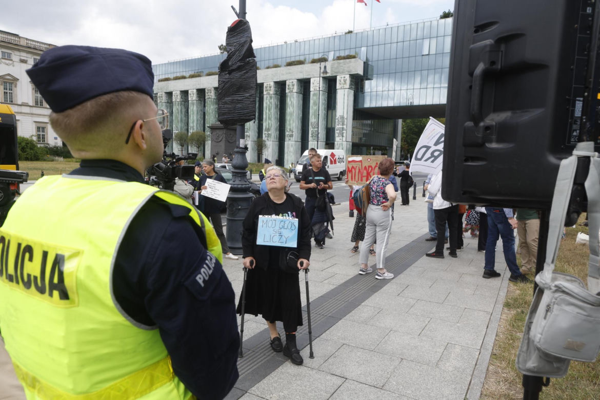 Protesty przed Sądem Najwyższym