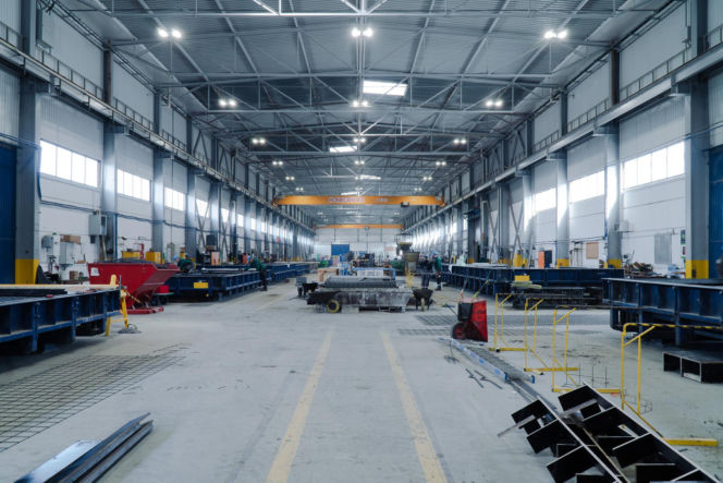 Zakład prefabrykacji w Kartoszynie należący do Moderna Holding