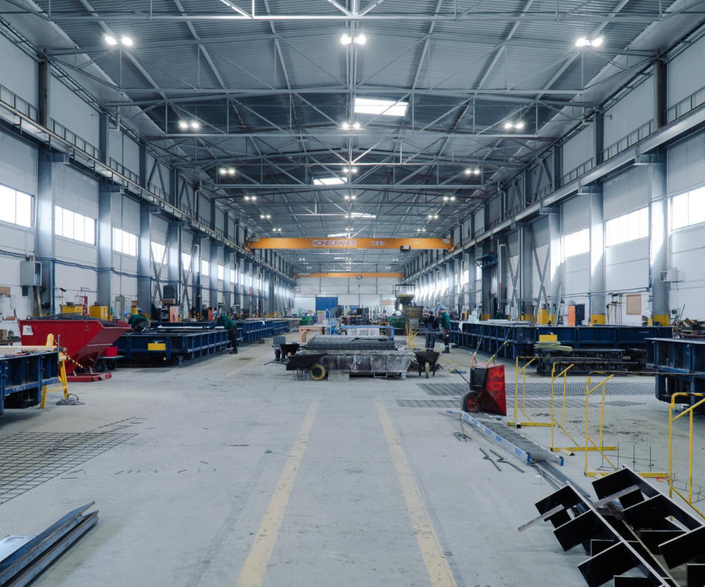 Zakład prefabrykacji w Kartoszynie należący do Moderna Holding