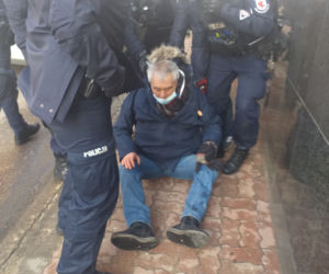 Bydgoszcz: Wielka awantura podczas wystąpienia Andrzeja Dudy