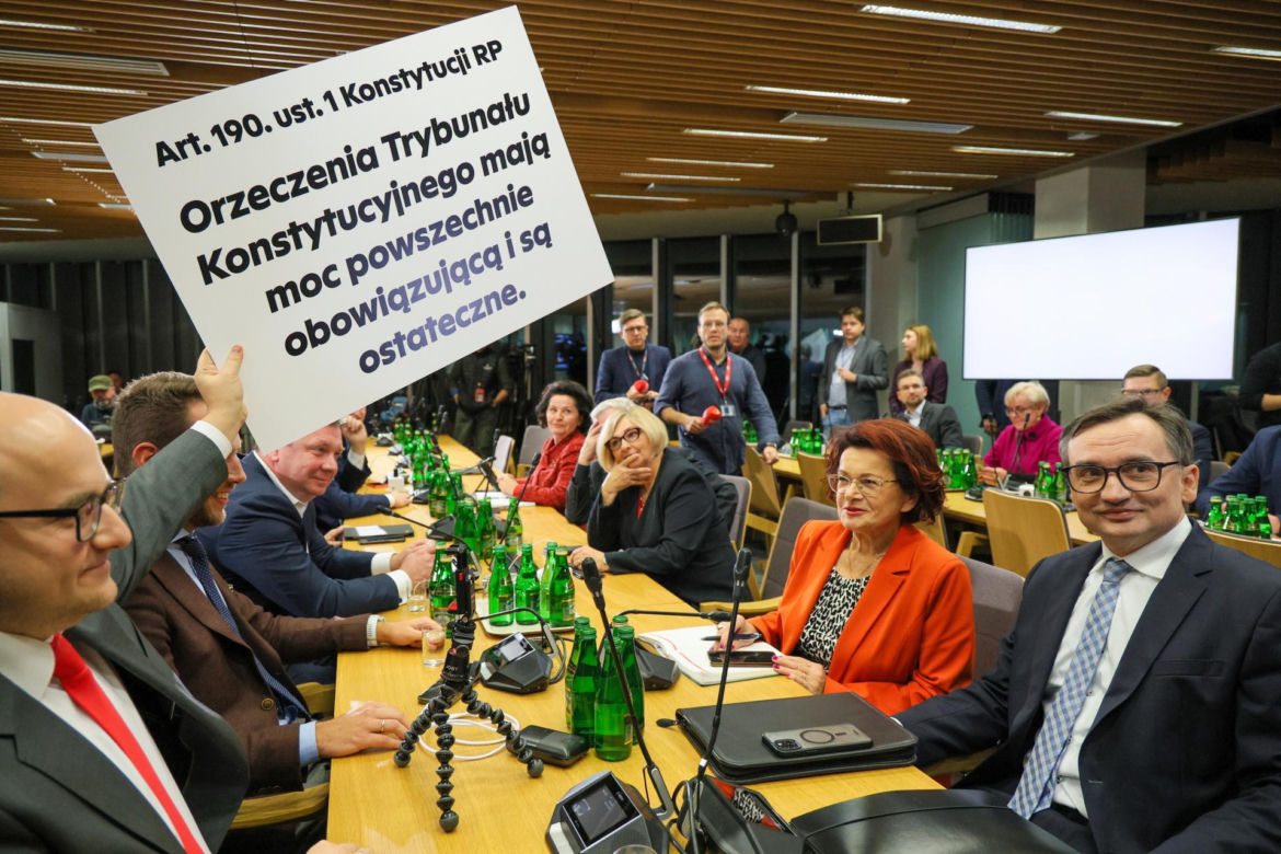 Zbigniew Ziobro przed komisją regulaminową