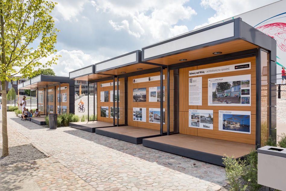 Nadwiślańskie bulwary - wystawa "Architektury-murator"