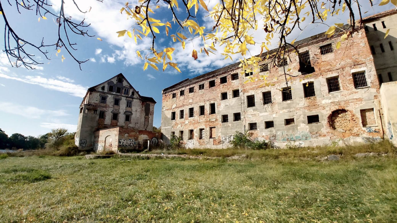 Ruiny zamku w Ełku. Tajemnicze miejsce na półwyspie robi wrażenie [ZDJĘCIA]