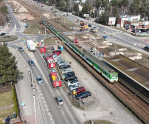 Potrącony na torach w Józefowie