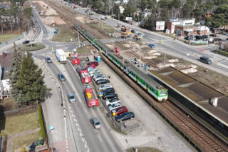 Potrącony na torach w Józefowie