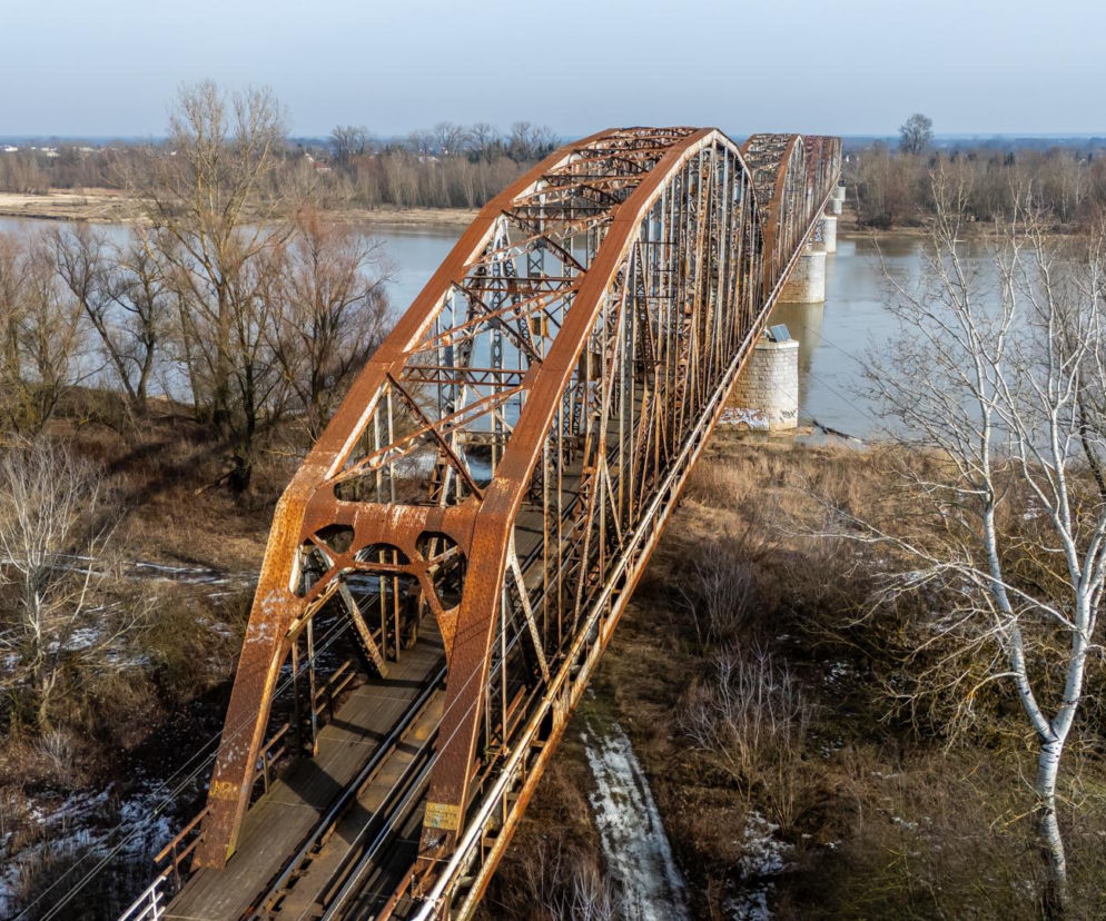 Stary most nad Wisłą w Górze Kalwarii