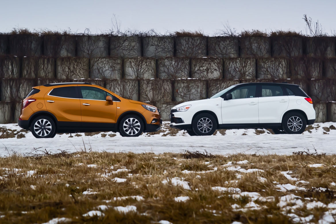 Mitsubishi ASX 1.6 MIVEC 2WD Invite vs. Opel Mokka X 1.6 CDTi 136 KM 4x4 Elite