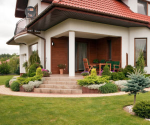Połączenie tarasu z ogrodem