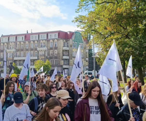 Spacerek na uniwerek w Szczecinie