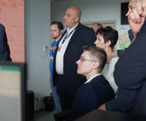 17-letni Dominik w siedzibie PKP na zaproszenie przewoźnika