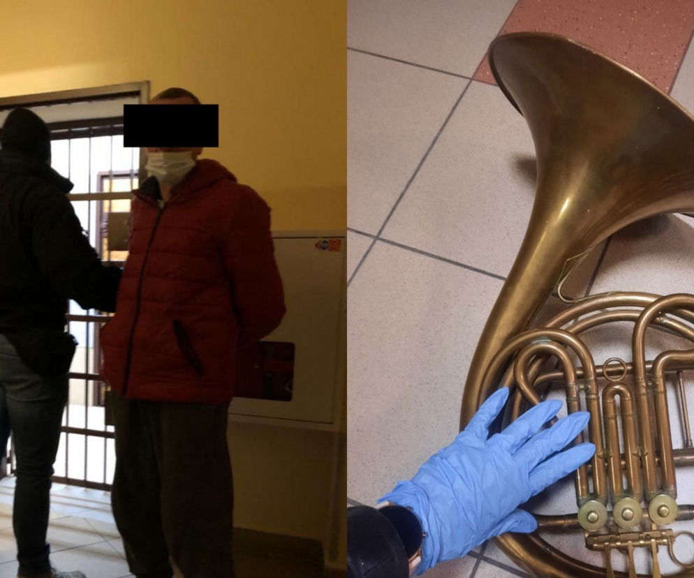 Ukradł matce waltornię