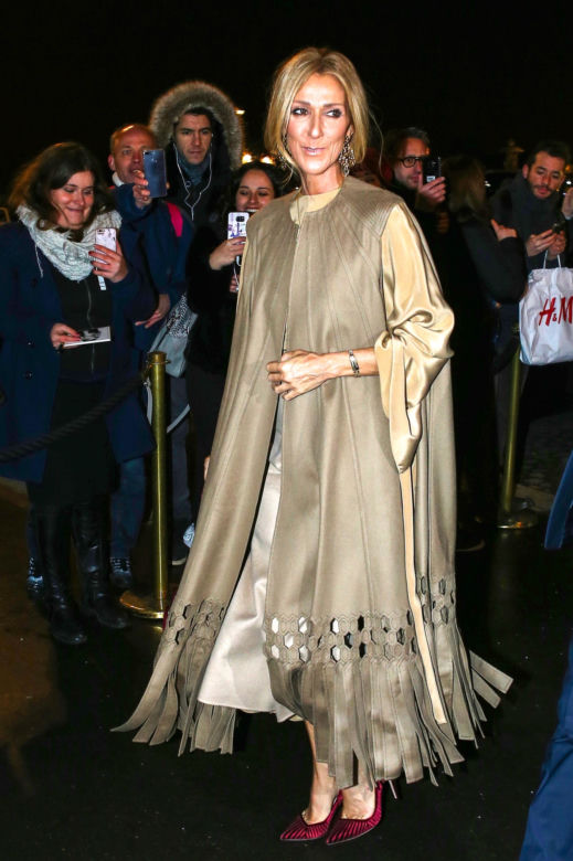 Celine Dion na Paris Fashion Week 2019