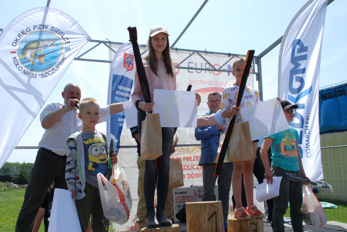 Zawody wędkarskie nad zalewem Muchawka i piknik wędkarski w Siedlcach