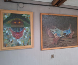 Surrealistyczne rzeźby zdobią ogród. Budzą niepokój i ciekawość