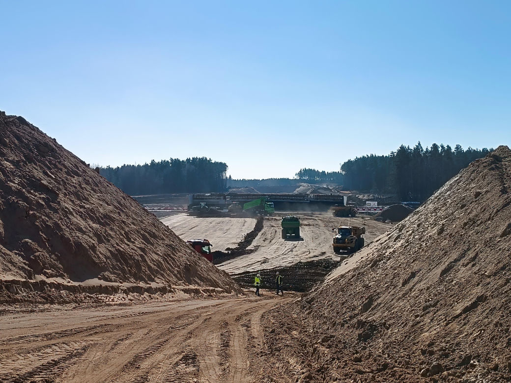 S19 Krynice-Białystok Zachód w budowie