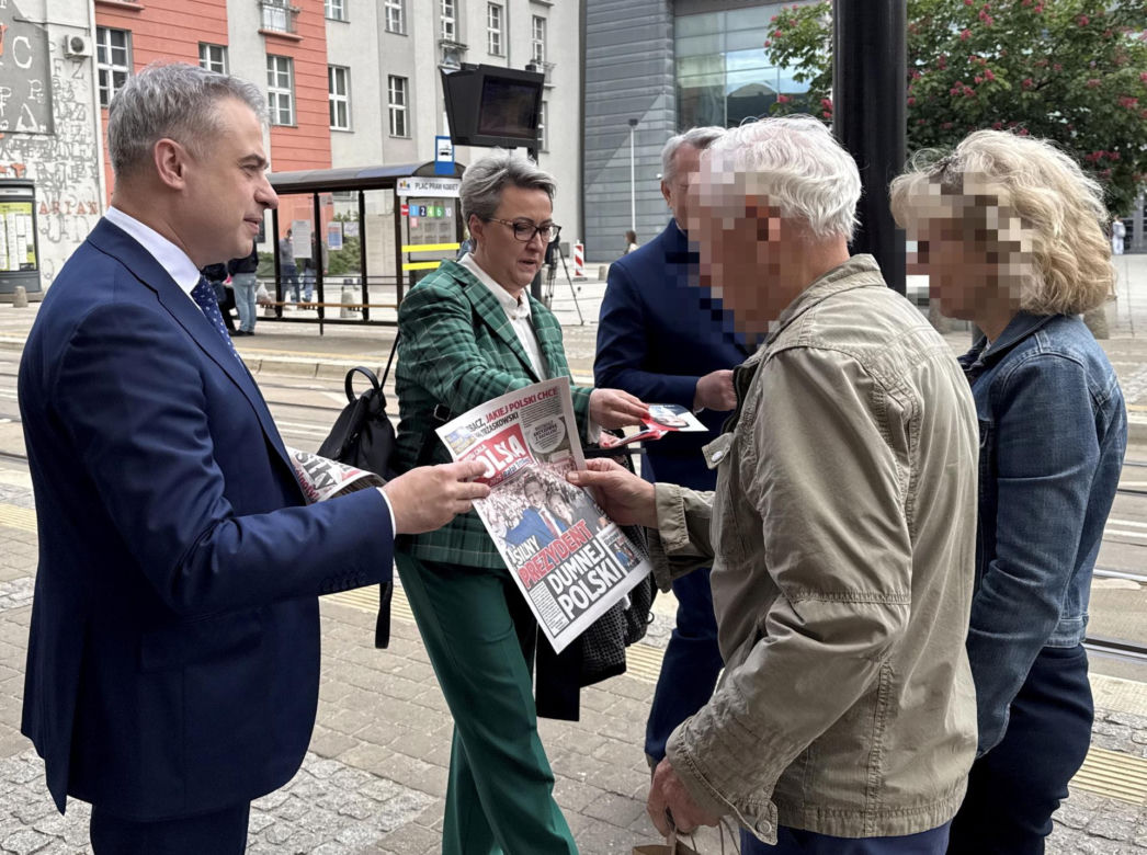 Wicepremier K. Gawkowski wspierał w Bydgoszczy Rafała Trzaskowskiego