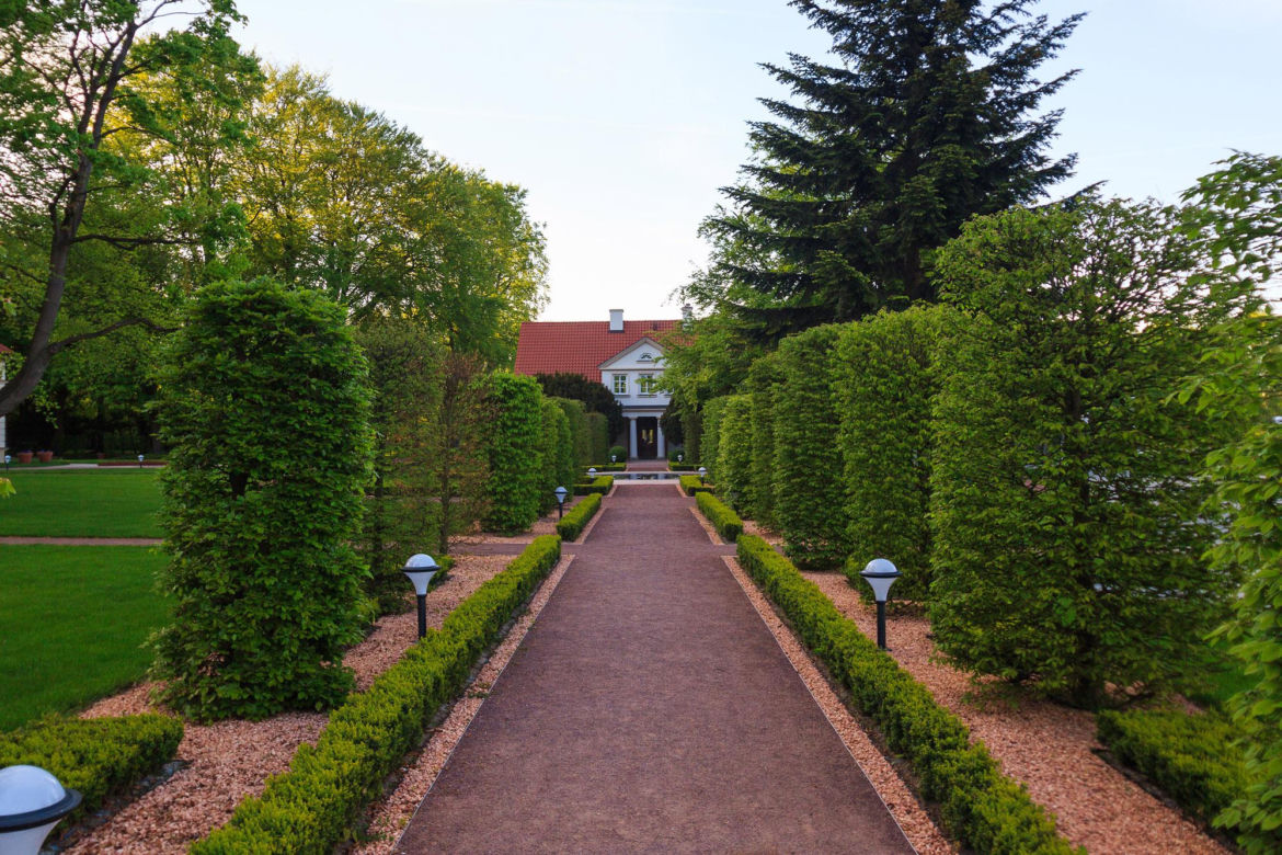 Dworek Saltzmanna w Gdańsku - ogrody
