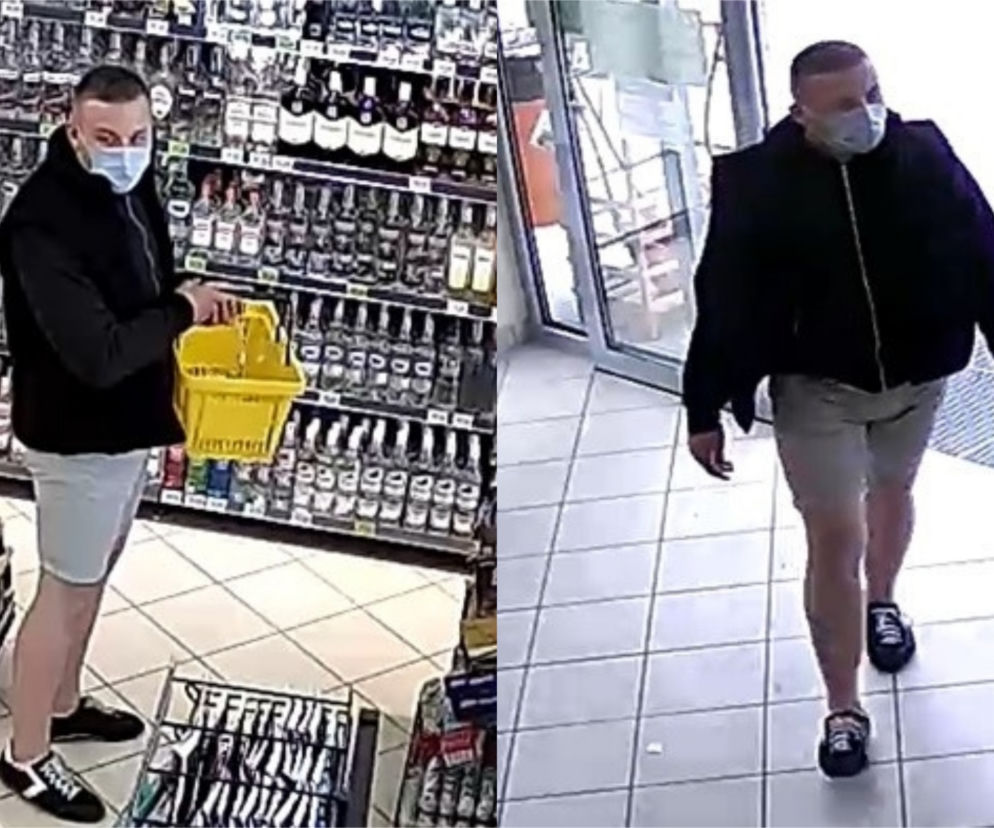 Zabrał drogi alkohol ze sklepu i nie zapłacił! Szuka go policja z Mogilna