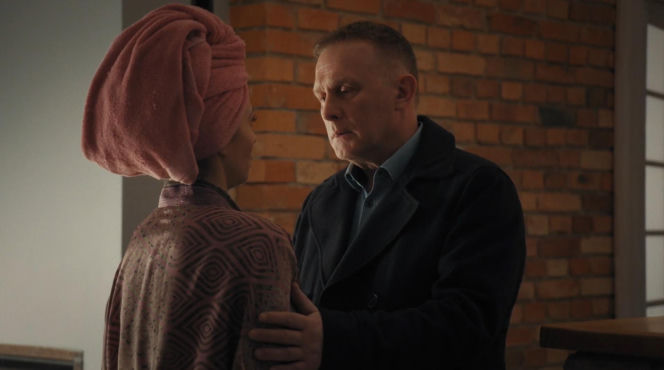 M jak miłość odc. 1921. Joanna (Dominika Sakowicz), Artur Rogowski (Robert Moskwa)