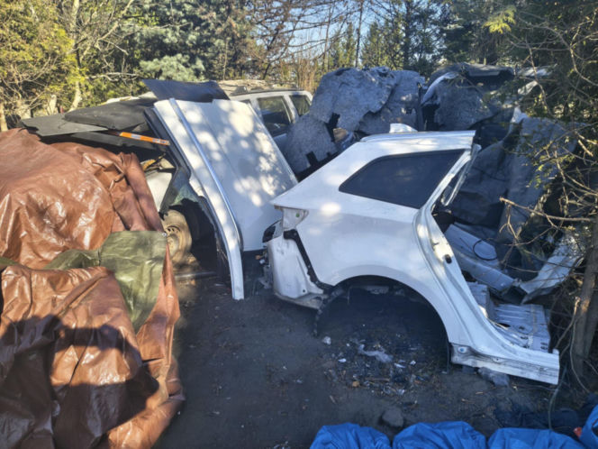 20 zarzutów za paserstwo. Rozbierali auta pod Wołominem. "Kobra" likwiduje samochodową dziuplę!