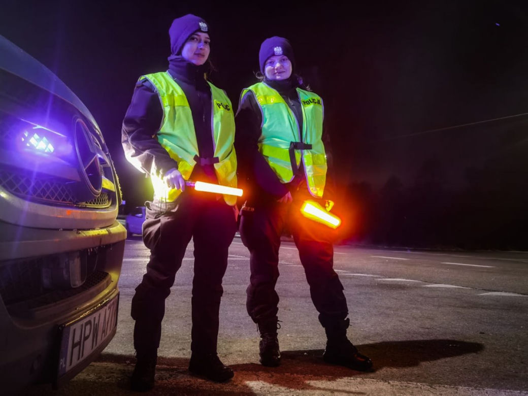 Policjantki na granicy polsko-białoruskiej