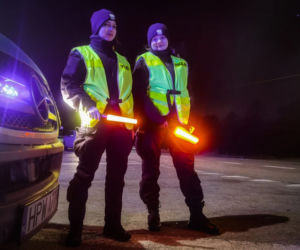 Policjantki na granicy polsko-białoruskiej