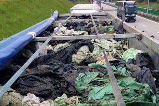 46 ton nielegalnych odpadów wjechało do Polski z Francji i Niemiec