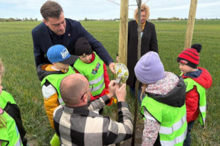 Zazieleni się Trojanowskiego w Lesznie. Przy ulicy posadzono drzewa [ZDJĘCIA]