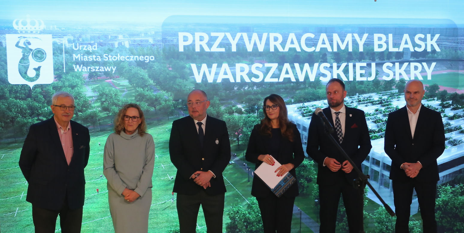 Nowoczesna hala stanie na Skrze w Warszawie. Urzędnicy szukają projektanta