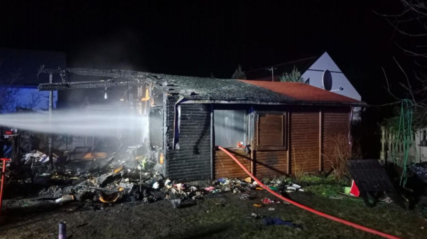 Tragiczny pożar w Borównie. Nie żyją dwie osoby