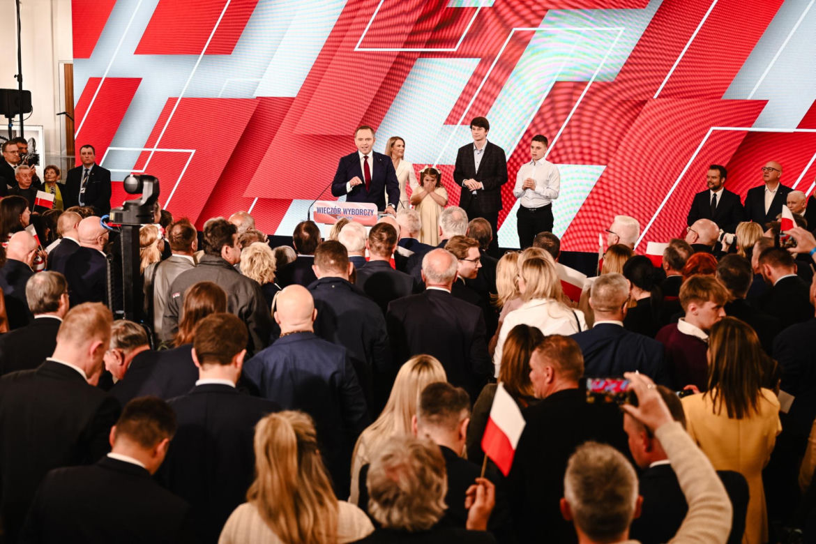 Rodzina Karola Nawrockiego na wieczorze wyborczym 