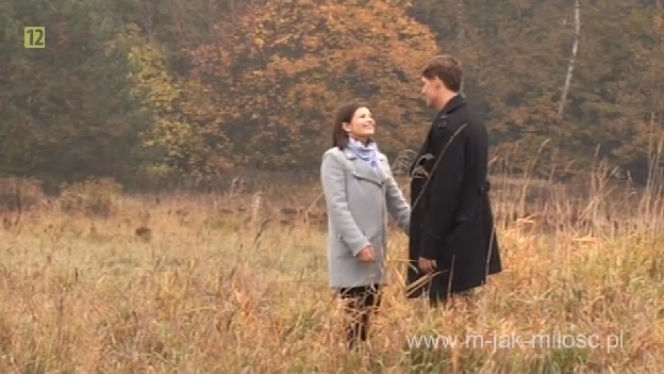 M jak miłość. Kasia (Agnieszka Sienkiewicz), Marcin (Mikołaj Roznerski)
