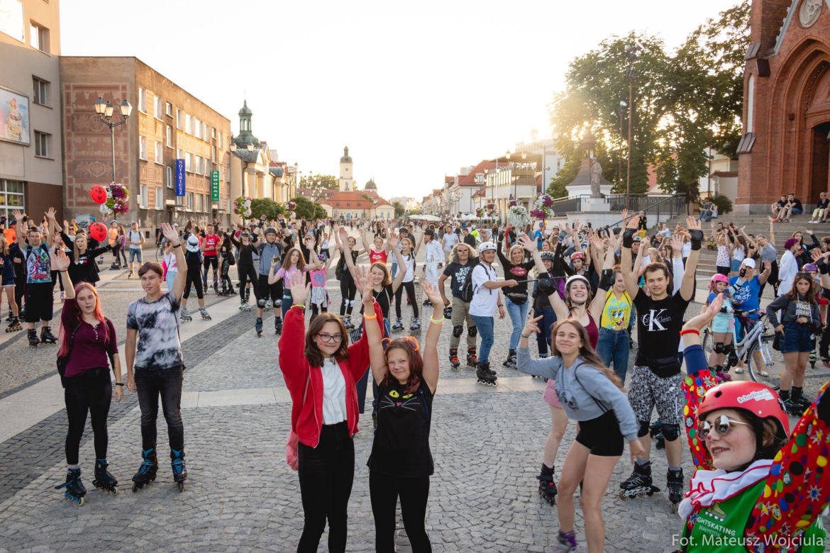 4. Nightskating Białystok. Przejazd filmowy