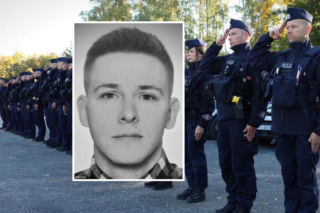 Pogrzeb zastrzelonego policjanta. Dźwięk syren i morze łez. Te sceny łamią serce