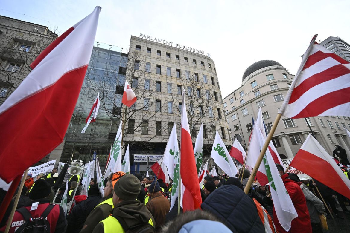Protest rolników w Warszawie (3.01.2025)