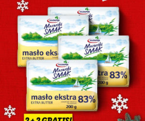 masło ekstra 83 proc. w cenie 2,99 zł/200 g 