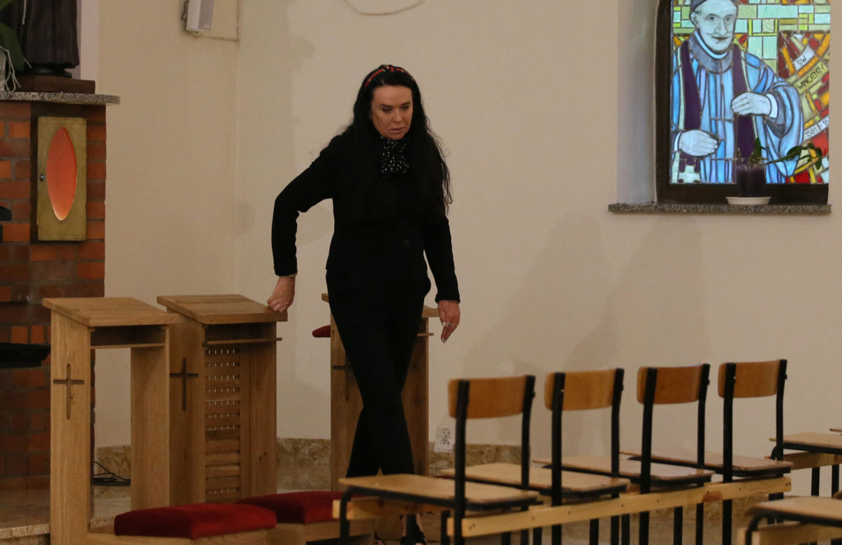 Ewa Krawczyk modliła się o duszę ukochanego męża