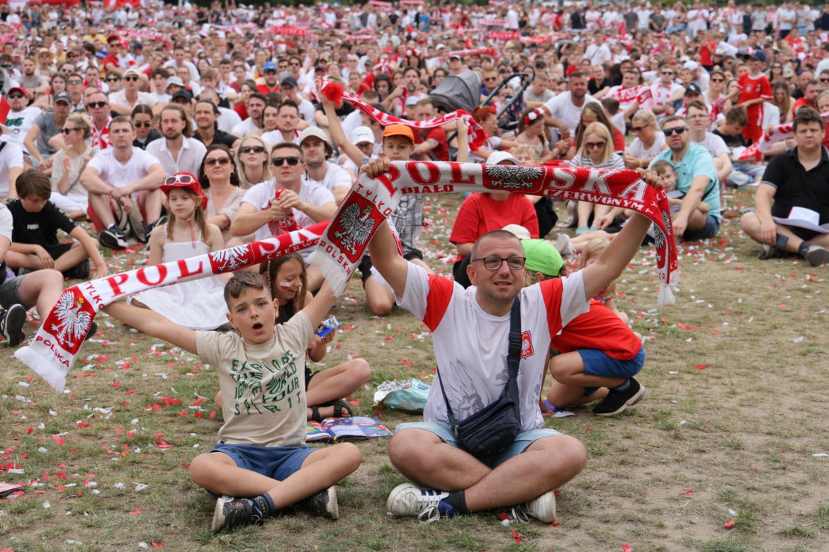 Warszawska Strefa Kibica na Euro 2024 - mecz Polska-Holandia