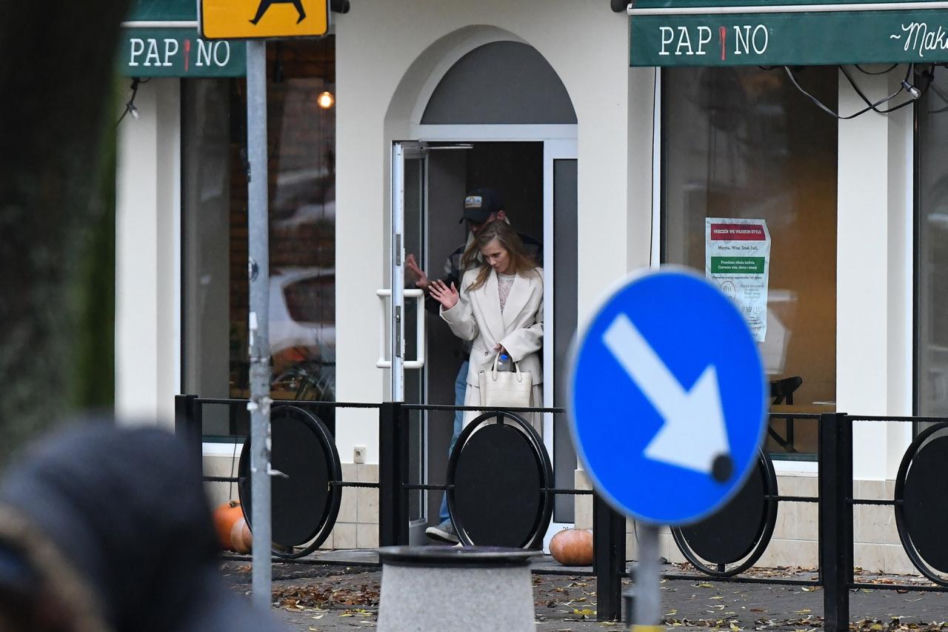 Agnieszka Kaczorowska i Marcin Rogacewicz z sądu do knajpy