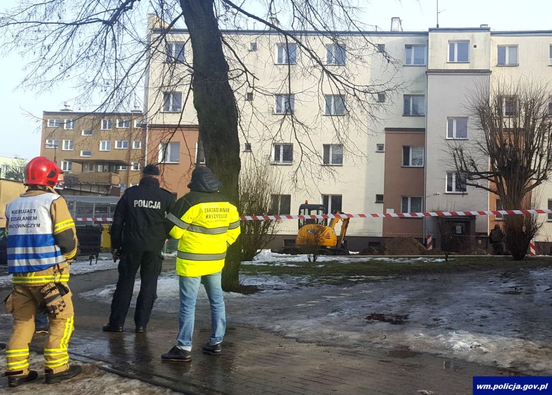 Ewakuacja w Iławie