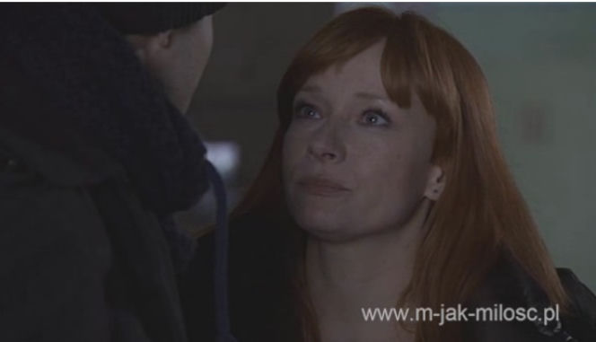 M jak miłość odc. 1073. Tomek (Andrzej Młynarczyk), Agnieszka (Magdalena Walach)