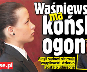 Waśniewska ma koński ogon