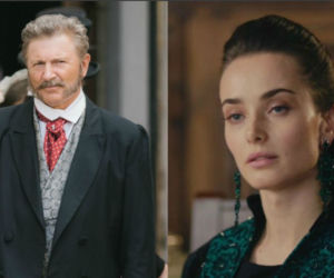 Zniewolona. Piotr Czerwiński (Stanisław Bokłan), Lidia (Ksenia Miszina)