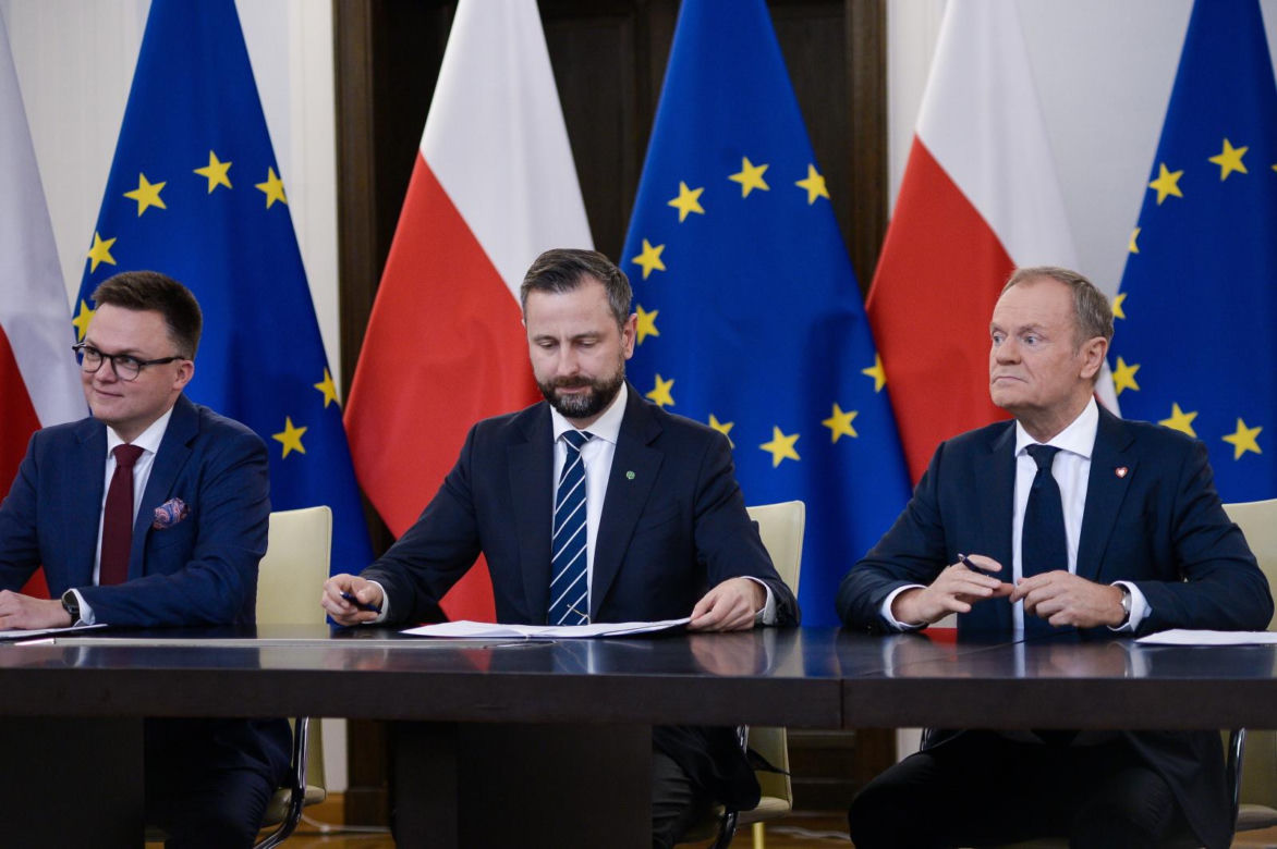 Liderzy KO, Trzeciej Drogi i Nowej Lewicy podpisali umowę koalicyjną