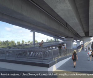 Projektowany tramwaj na Zieloną Białołękę w Warszawie