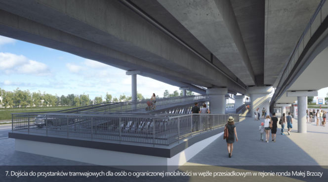 Projektowany tramwaj na Zieloną Białołękę w Warszawie