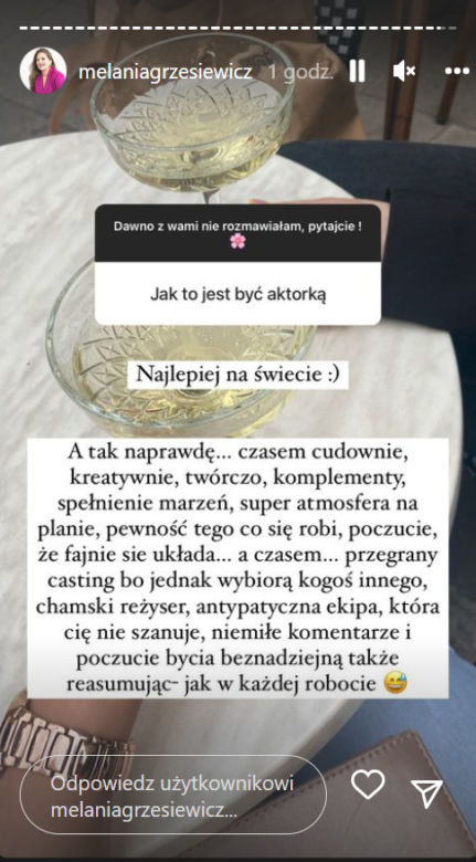 M jak miłość. Melania Grzesiewicz (Anita) odpowiada na pytania fanów